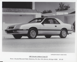 Chrysler LeBaron Coupe, large photo,  USA, 1987, # 87-28