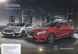 CLA-Klasse Shooting Brake & Coupé brochure, 78 pages, 03/2015, German language