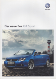 EOS Coupe/Cabriolet GT Sport brochure, A4-size, 10 pages, German language, 05/2009