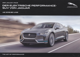 I-Pace intro leaflet, 2 pages, A4-size, 2017, German language