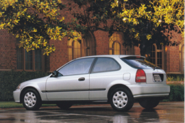 Civic Hatchback, US postcard, continental size, 2000, # ZO2017