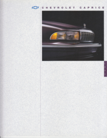 Caprice Classic sales brochure, 20 pages, 07/1993, English language, USA