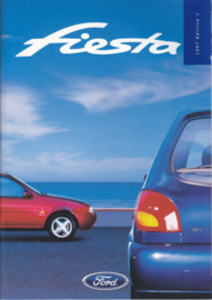 Fiesta brochure UK, 40 pages, 03/1997, English language