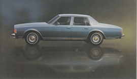 Caprice Classic Sedan,  US postcard, standard size, 1977