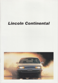 Continental V8 4-Door Sedan, 8 glossy pages, c1996, Dutch