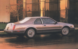 Continental Mark VII, US postcard, standard size, 1986