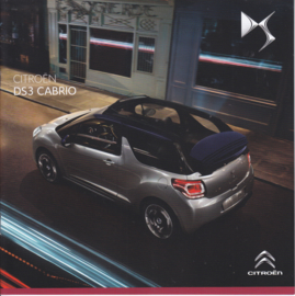 DS3 Cabrio brochure, 12 pages, about 2014, Dutch language
