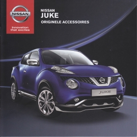 Juke accessories brochure, 26 pages, 04/2014, Dutch language