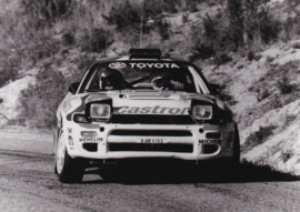 Toyota Celica Rallye car, press photo, Belgium, 1/1994 (Salon)