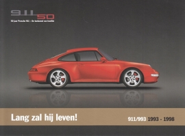911 (993) 1993-1998, A5-size postcard, 2013, Dutch