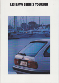 3-Series Touring brochure, 38 pages, A4-size, 2/1991, French language