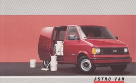 Astro Cargo Van,  US postcard, large size, 19 x 11,75 cm, 1988