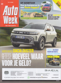 Spring & Duster & Jogger brochure, 8 pages, A4-size, 2024, Dutch language