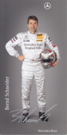 Bernd Schneider - DTM 2008 - auto gram postcard, German