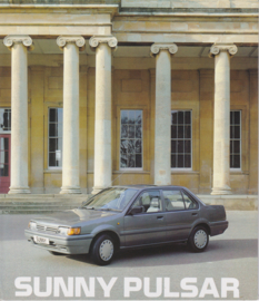 Sunny Pulsar folder, 6 pages, 2/1990, UK, English language