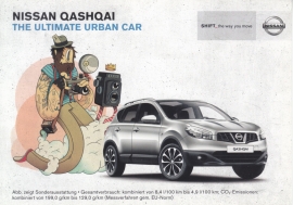 Qashqai postcard,  DIN A6-size, about 2012, German language