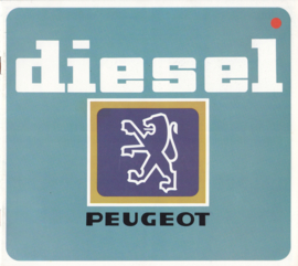 Diesel program brochure, 8 pages, square size, 1981, Dutch language