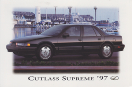 Cutlass Supreme, US postcard, continental size, 1997