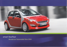 Smart Fourfour, A6-size postcard, Paris 2004