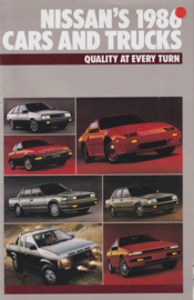Cars & Trucks program brochure, 16 pages, 1986, USA, English language