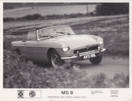 MG B Convertible, press photo, UK, 1972, # 222864