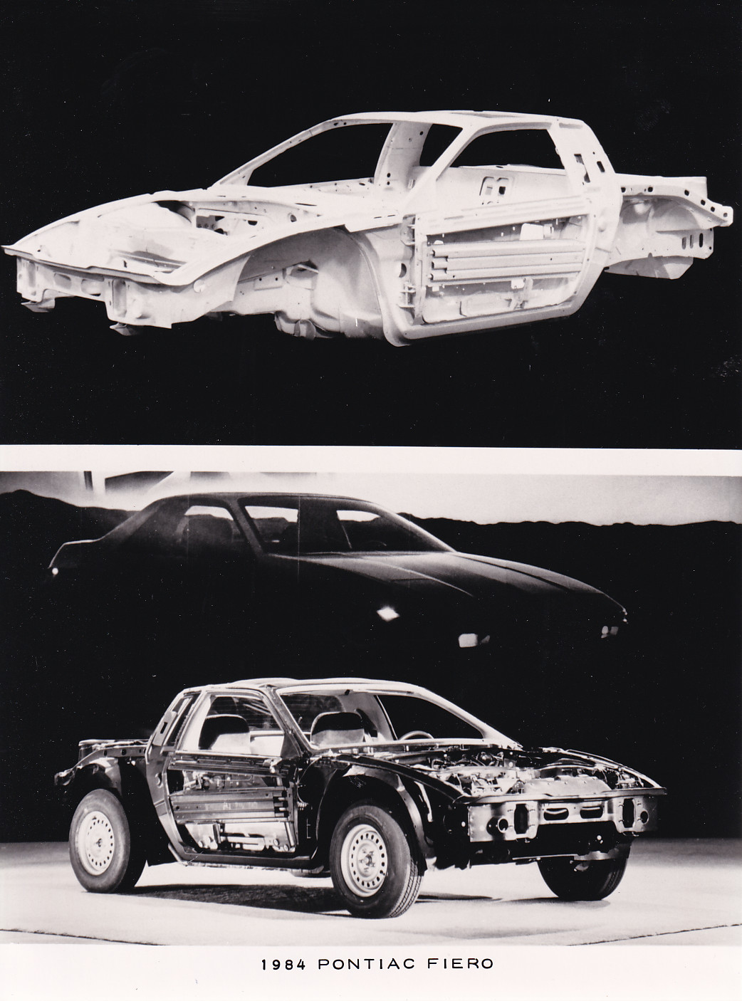 Pontiac Fiero - press photo - USA - 1984