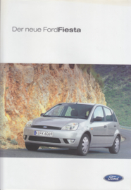 Fiesta folder, 16 pages, German language, 03/2002
