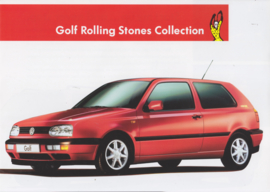 Golf Rolling Stones Collection brochure, 4 pages,  A4-size, Dutch language, 04/1995