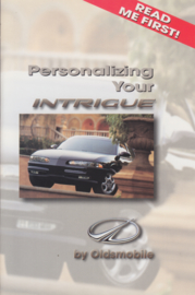 Intrigue Sedan personalization folder, 6 pages, USA, 5/1997