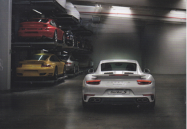 911 Turbo S,  A6 postcard, 2016,  German language