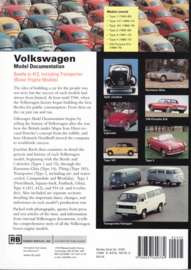 Volkswagen Model Documentation,  238 pages, English language, ISBN 0-8376-0078-2, issued 1999