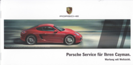 Cayman Service brochure, 12 small pages, 12/2014, German