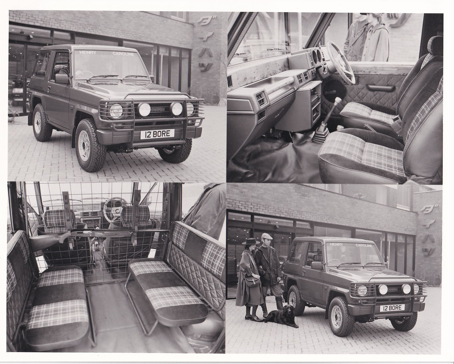 Daihatsu Fourtrack Shooting Break, large press photo, UK, 10/1985