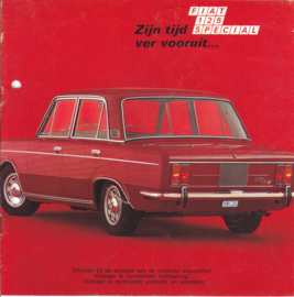125 Special Sedan brochure, 8 square pages, about 1966, Dutch language