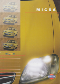 Micra Lima special edition folder, 4 pages, about 1999, Dutch language