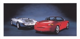 Boxster S & 550 Spyder,  foldcard, 2000, WVK 168 500