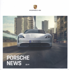 News 02/2019 with Taycan, 46 pages, 09/2019, German language