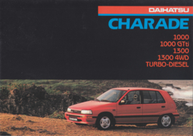 x Charade 1000/1300 brochure, 12 pages., about 1988, A4-size, Dutch language