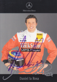 Daniel de la Rosa - DTM 2006 - auto gram postcard, German