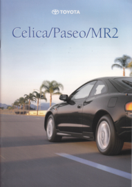 Celica/Paseo Coupé/MR 2 brochure, 30 pages, 05/1996, Dutch language