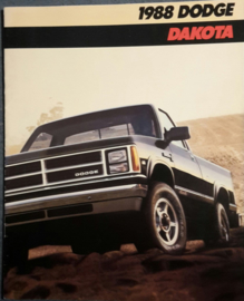 Dakota Pick-up brochure, 14 large pages, 1988, English language, USA