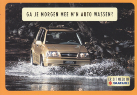 Grand Vitara, DIN A6-size postcard, Dutch language, 1999