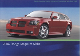 Dodge Magnum SRT8 2006, A6-size postcard, NAIAS 2005