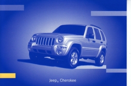 Jeep Cherokee, A6-size postcard, IAA 2001