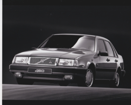 Volvo  460 Sedan Turbo, large press photo, Dutch, 1989