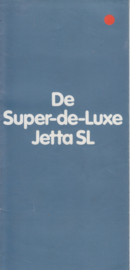 Jetta SL Super-de-Luxe folder, 6 small pages, Dutch language, 1981