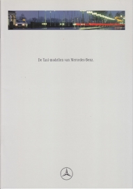 Taxi-Models brochure. 20 pages, 11/1992, Dutch language