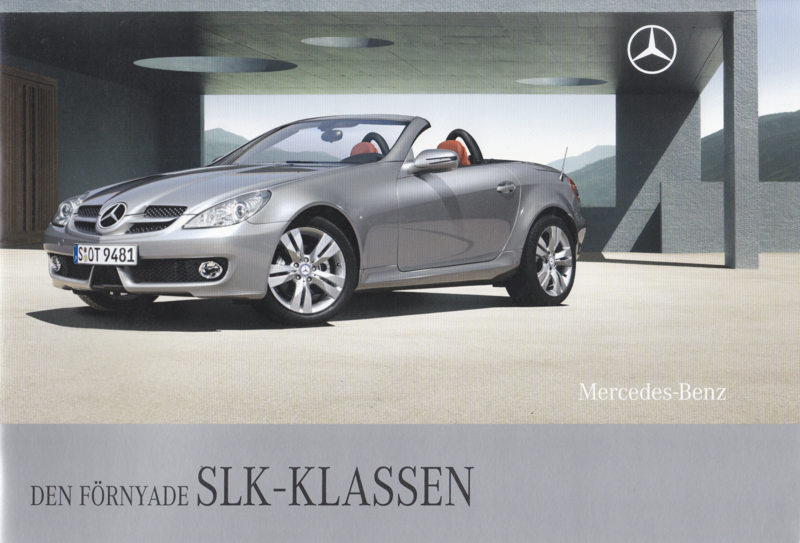 SLK-class brochure, 36 pages, 12/2007, Swedish language
