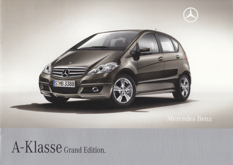 A-class Grand Edition brochure, 8 pages, 04/2008, German language
