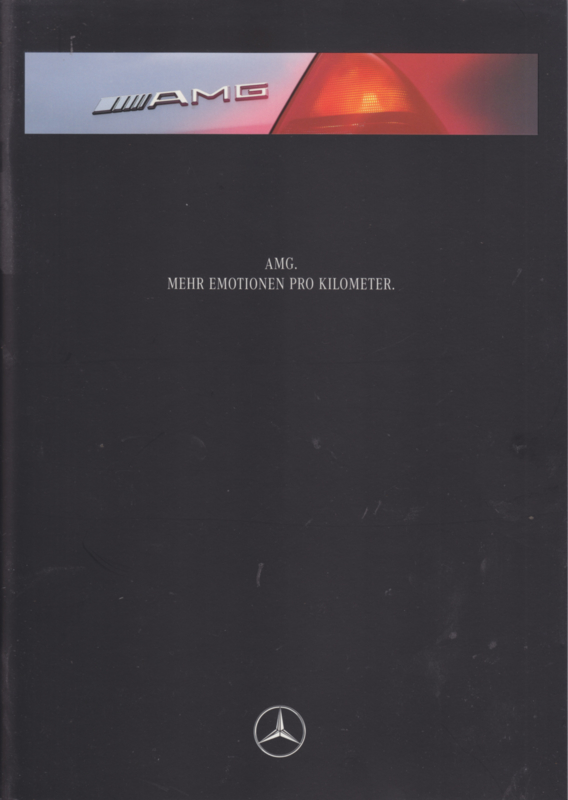 AMG model brochure. 48 pages, 08/1995, German language